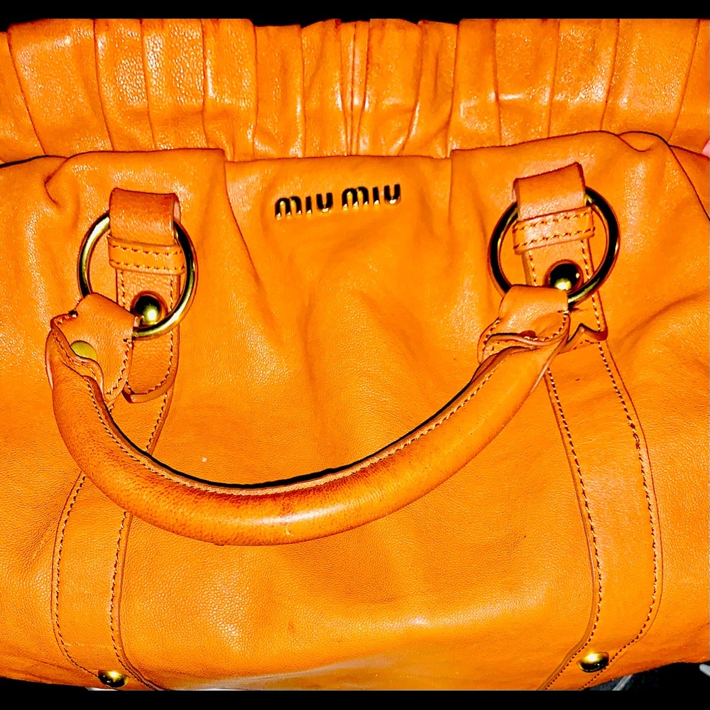 Miu Miu designer tote handbag